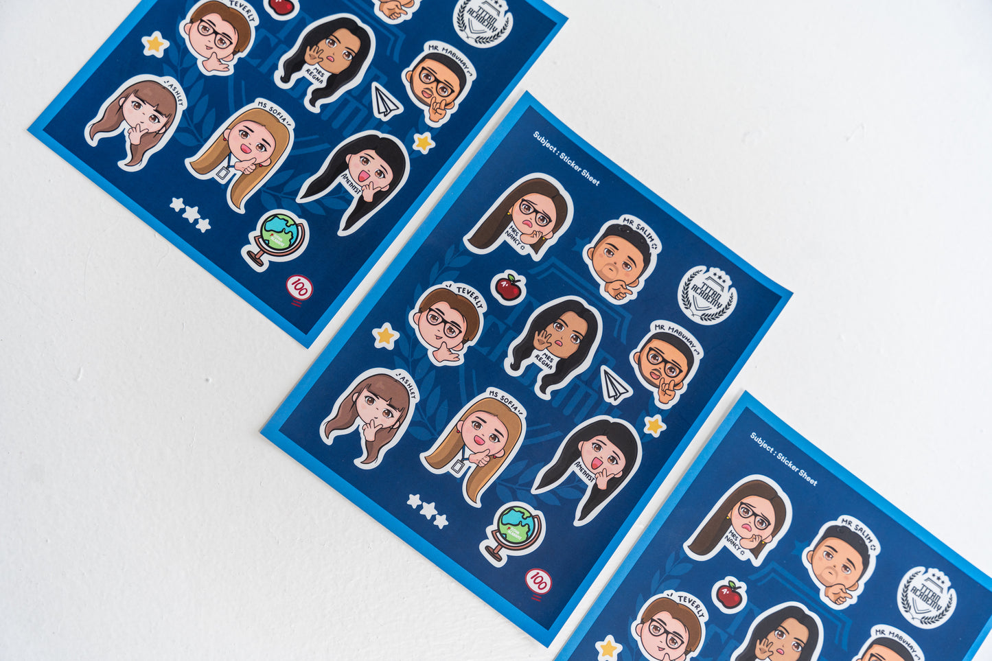 Titan Academy Stickers