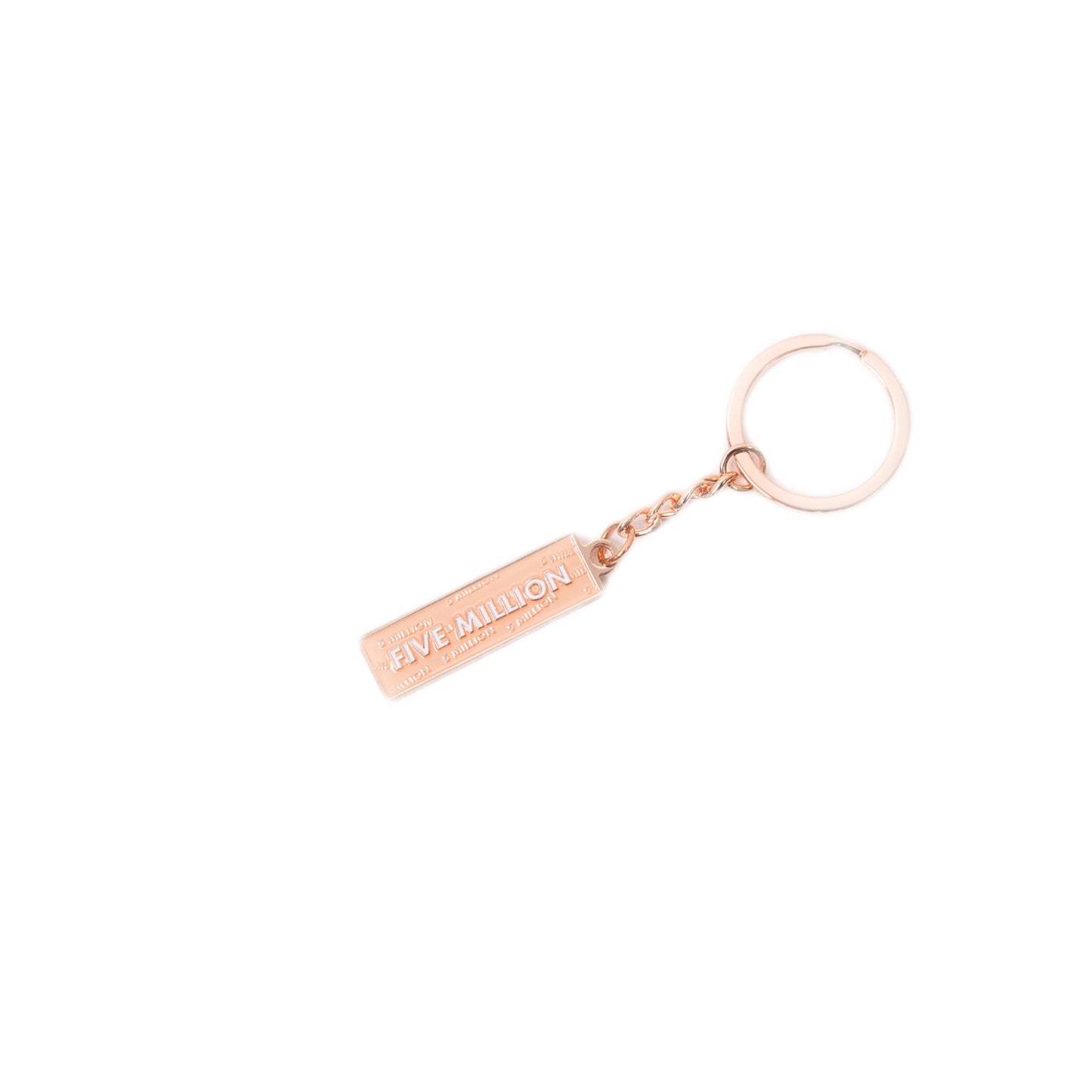 [SPRING SPECIAL] 5 MILLION SUBSCRIBERS ROSE GOLD KEYCHAIN