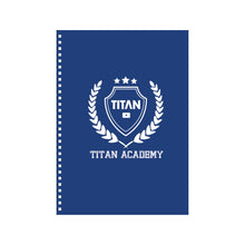 Load image into Gallery viewer, TITAN ACADEMY BLUE NOTEBOOK
